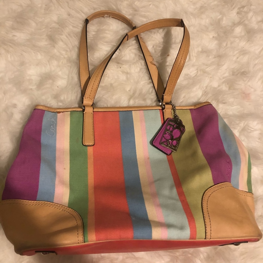 Coach Canvas Tote - Picture 9 of 9